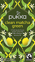 Green tea Clean Matcha Green - ko - Pukka te