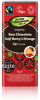 Goji Berry & Orange Raw Chocolate