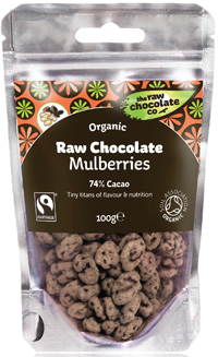 Mulberry Raw Chocolate 100g