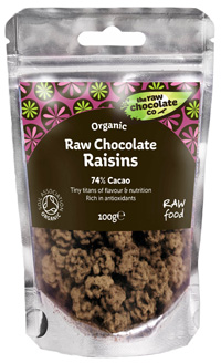 Raisins Raw Chocolate 100g