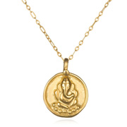 Gold Ganesha Necklace - Full Speed Ahead