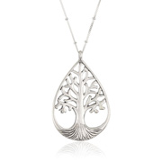 "Bedrock" Sterling Silver Pendant Necklace